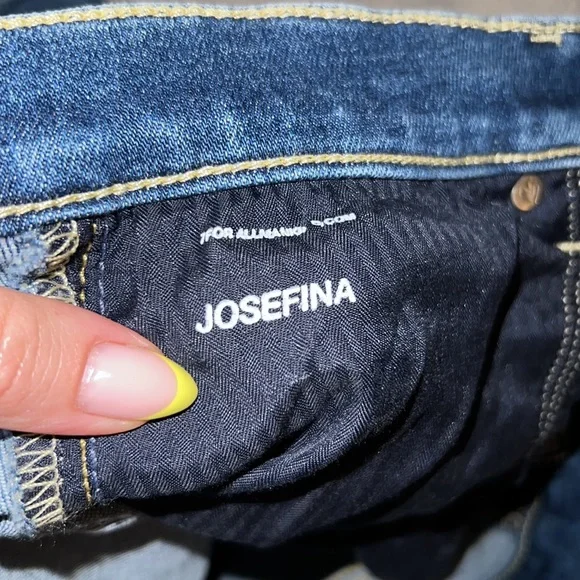 7 for all mankind Josefina Darkwash denim - Picture 2 of 7